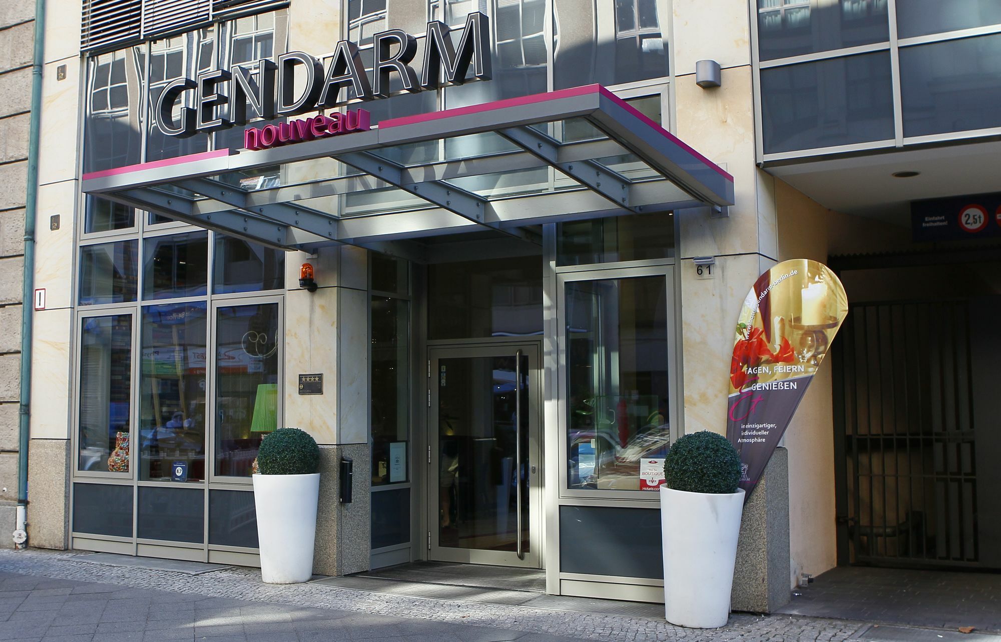 Hotel Gendarm Nouveau Берлин Экстерьер фото